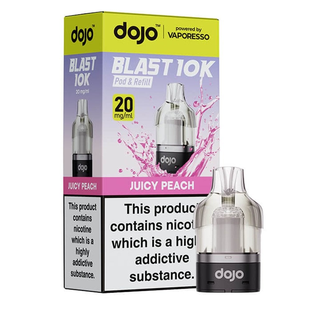 Dojo Blast 10K Juicy Peach Prefilled Pods