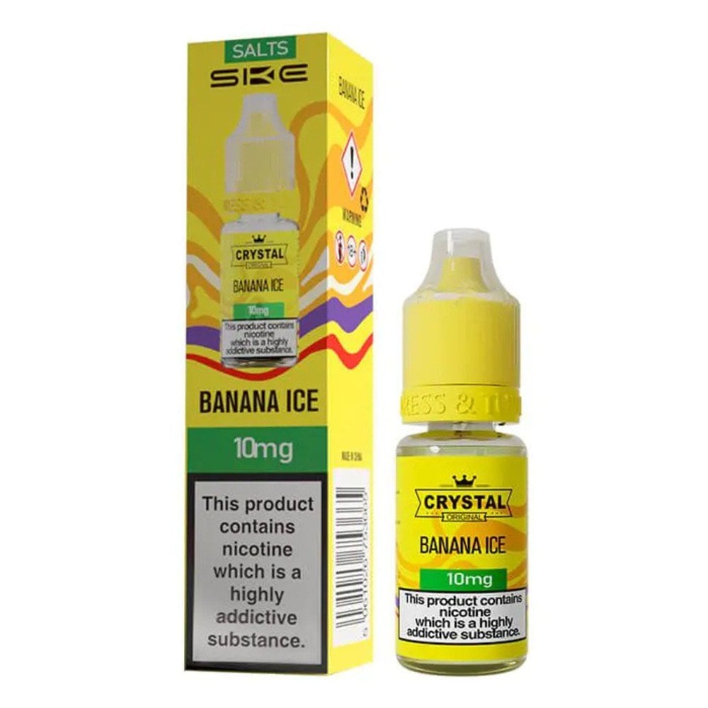 Banana Ice Nic Salt E-Liquid Original Series by SKE Crystal (10ml)