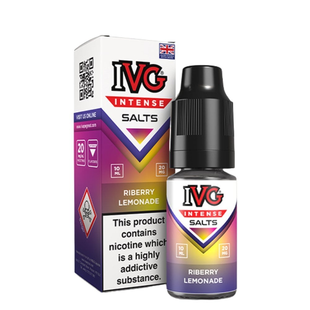 Riberry Lemonade Nic Salts E-Liquid Intense Salts Series by IVG (10ml)