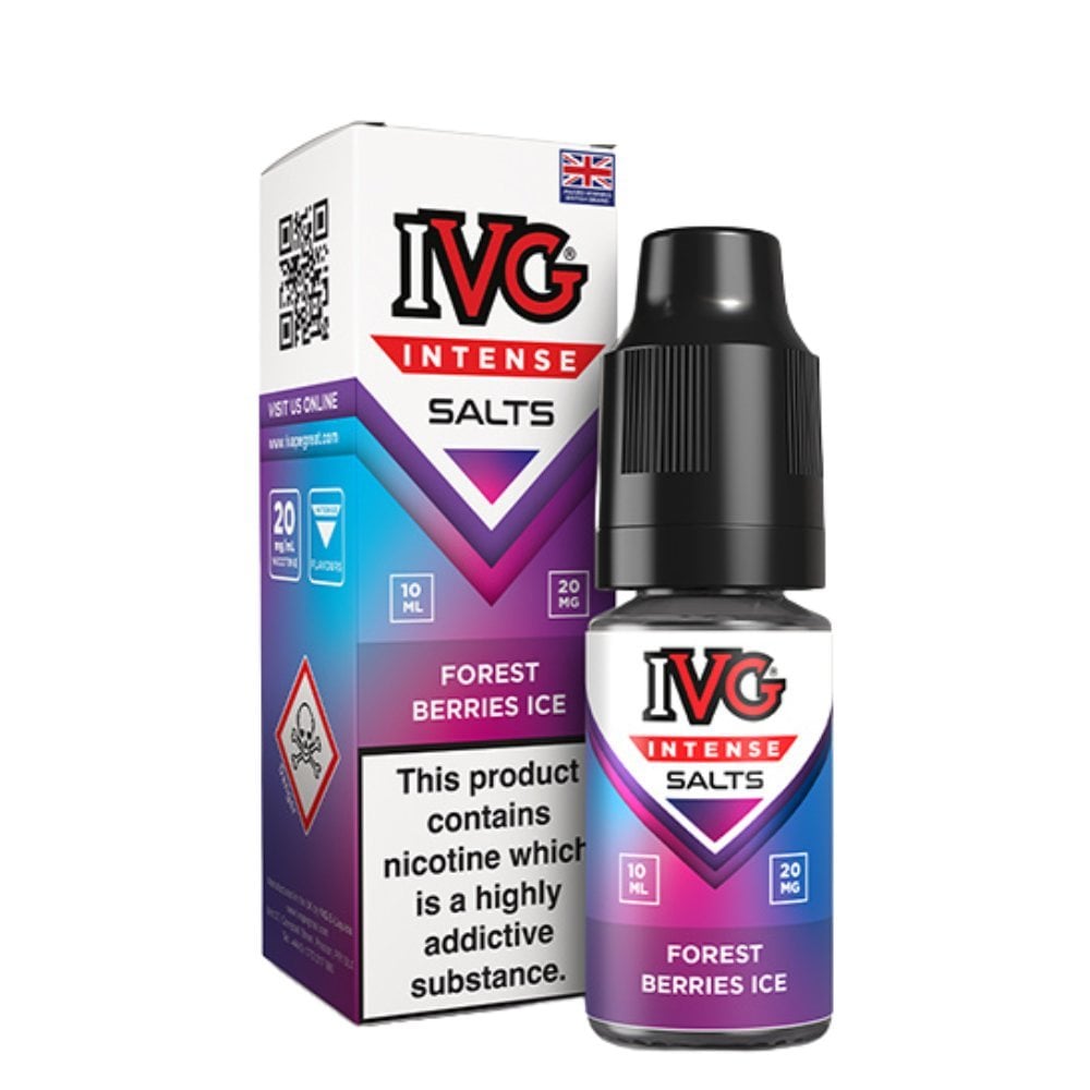 Forest Berries Ice Nic Salts E-Liquid Intense Salts Series by IVG (10ml)