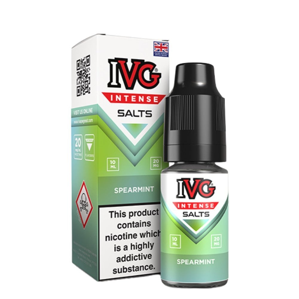 Spearmint Nic Salts E-Liquid Intense Salts Series by IVG (10ml)