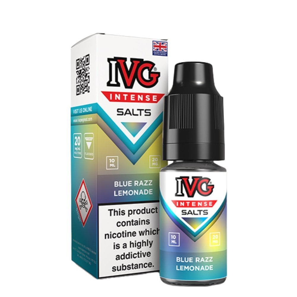 Blue Razz Lemonade Nic Salts E-Liquid Intense Salts Series by IVG (10ml)