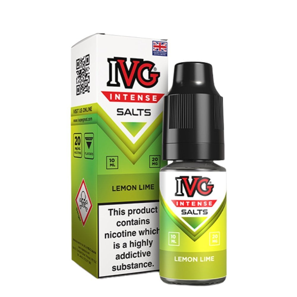 Lemon Lime Nic Salts E-Liquid Intense Salts Series by IVG (10ml)