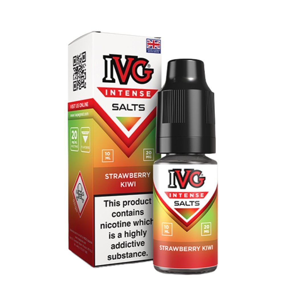 Strawberry Kiwi Nic Salts E-Liquid Intense Salts Series by IVG (10ml)
