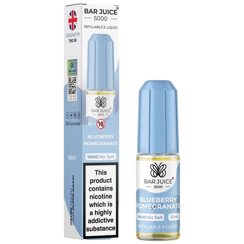 Blueberry Pomegranate Nic Salt E-Liquid by Bar Juice (10ml)