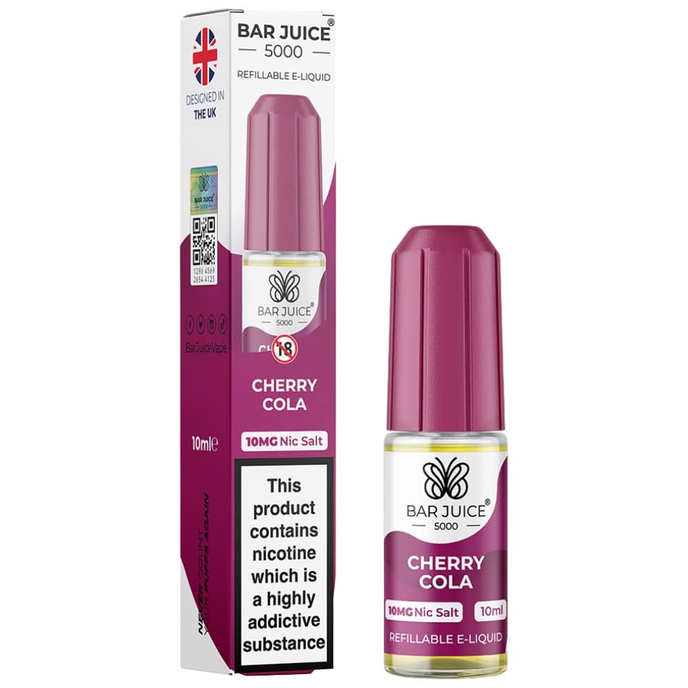 Cherry Cola Nic Salt E-Liquid by Bar Juice (10ml)