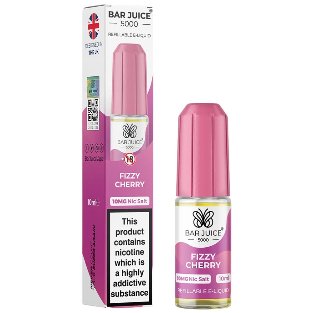 Fizzy Cherry Nic Salt E-Liquid by Bar Juice (10ml)