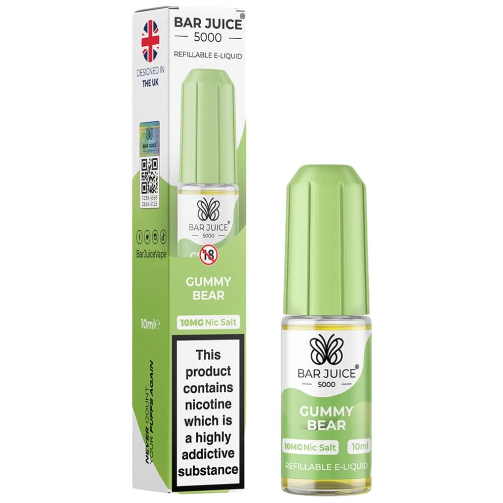 Gummy Bear Nic Salt E-Liquid by Bar Juice (10ml)