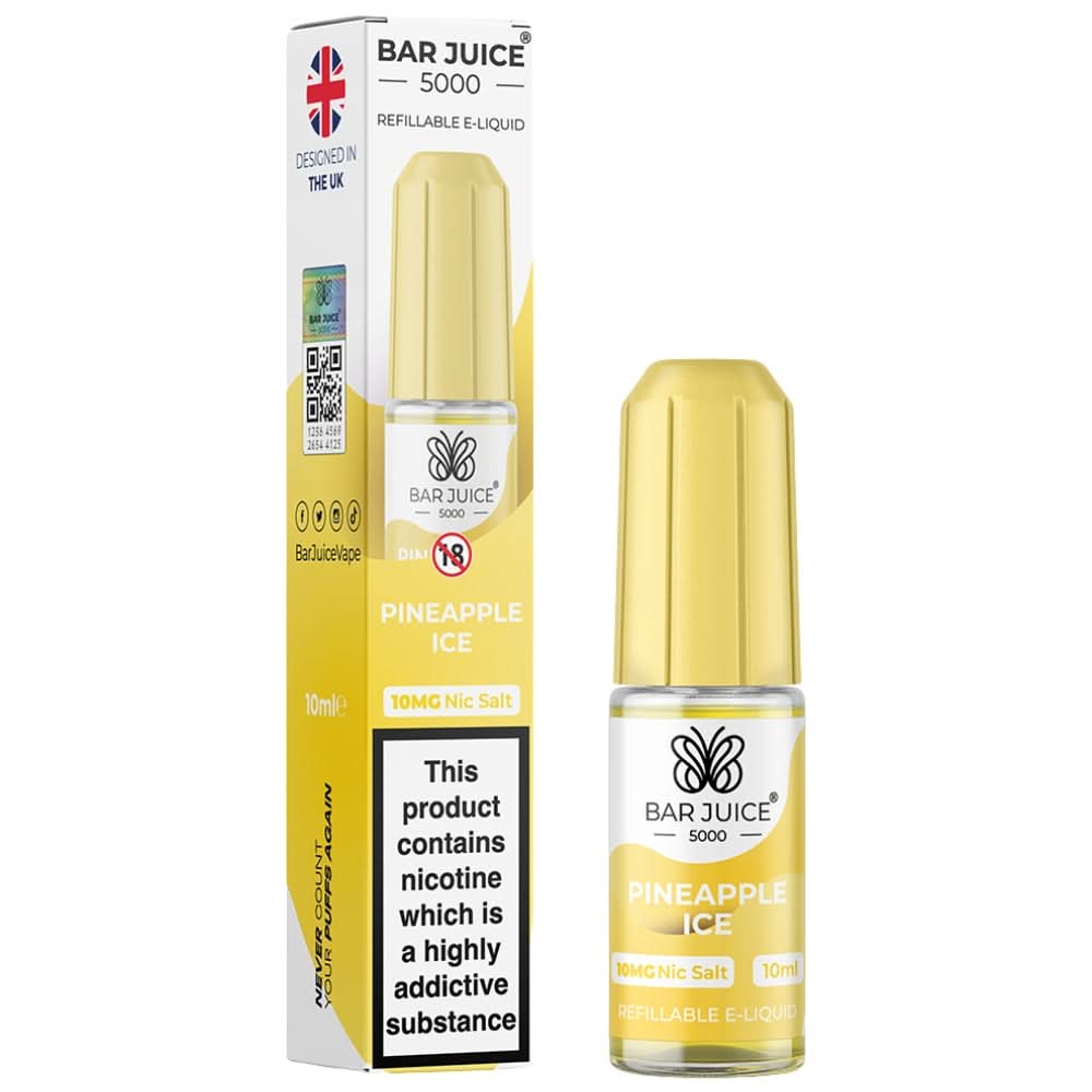 Pineapple Ice Nic Salt E-Liquid by Bar Juice (10ml)