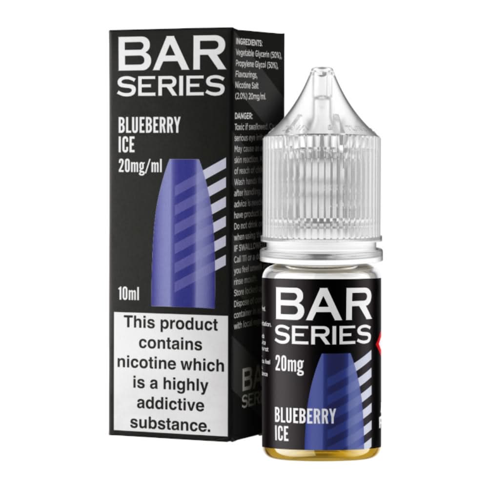 Blueberry Ice Nic Salt E-Liquid by Bar Series (10ml)
