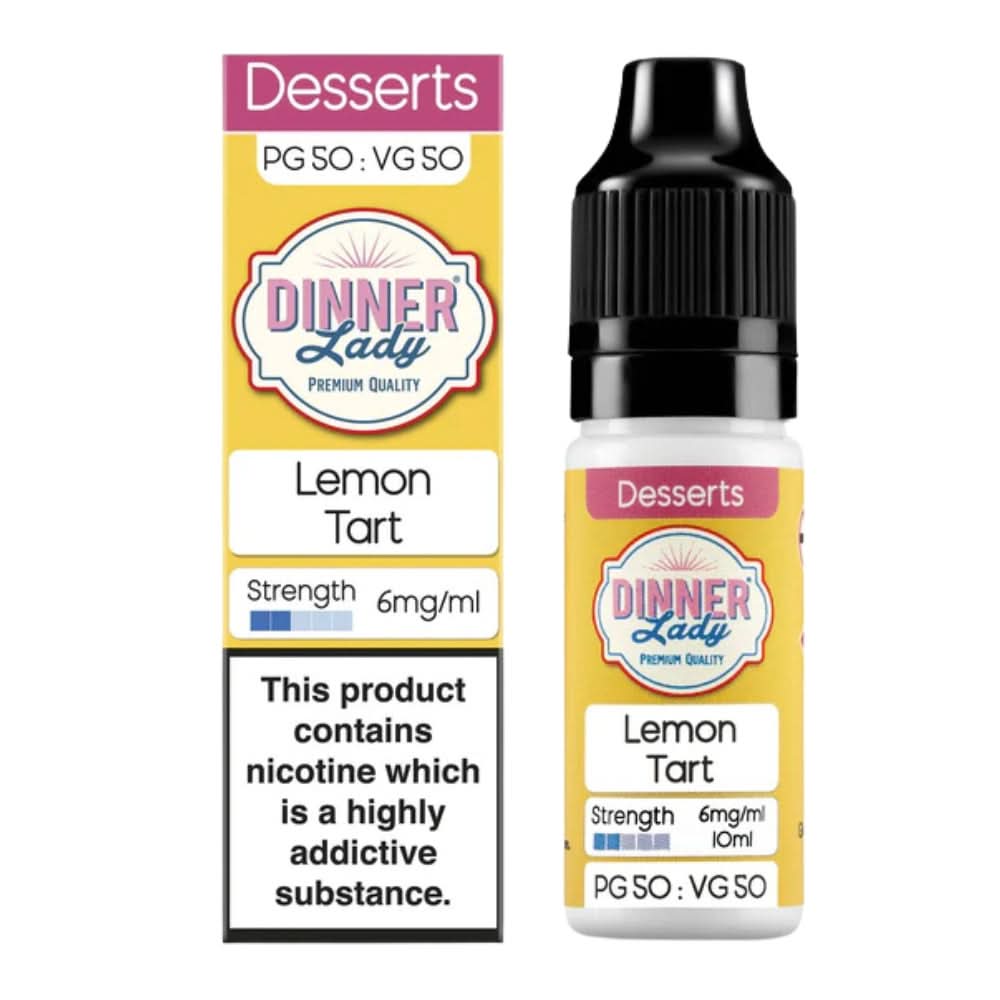 Lemon Tart E-Liquid 50/50 Series by Dinner Lady (10ml)