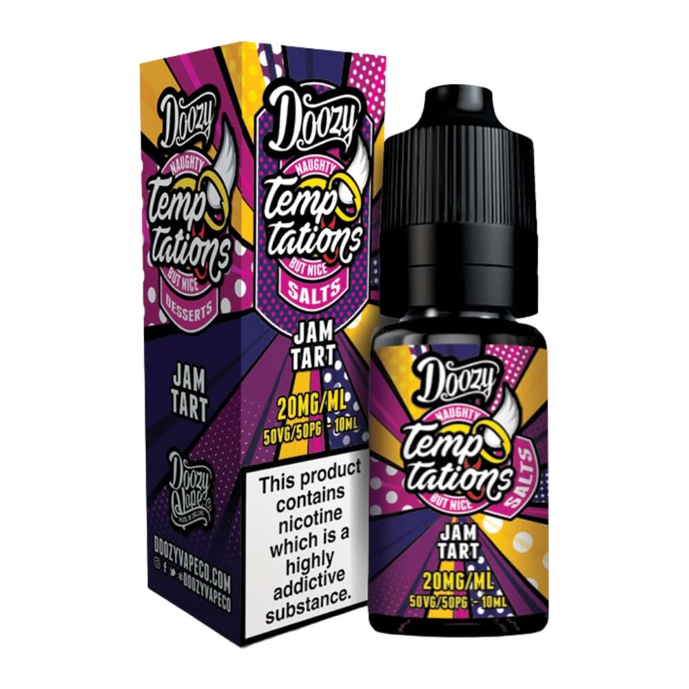 Jam Tart Nic Salt E-Liquid Temptations Series by Doozy Vape Co (10ml)