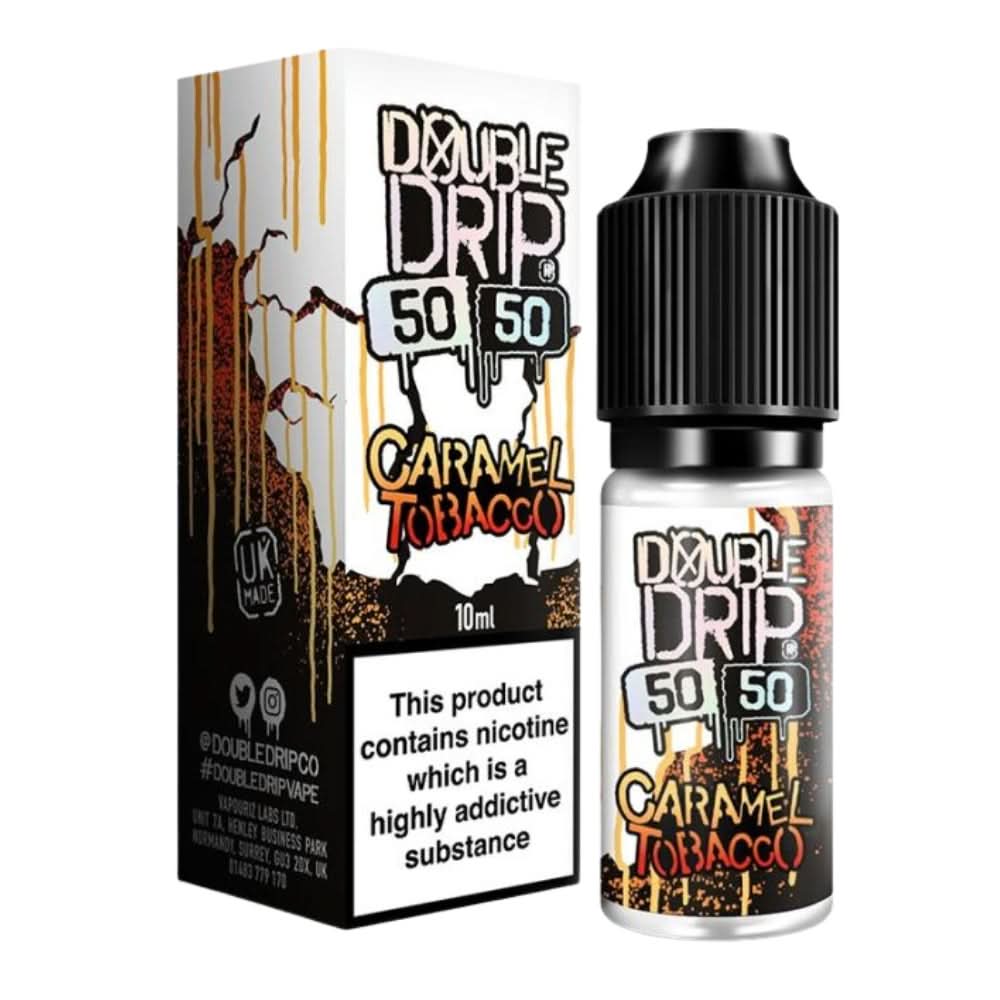 Caramel Tobacco E-Liquid 50/50 Series by Double Drip (10ml)