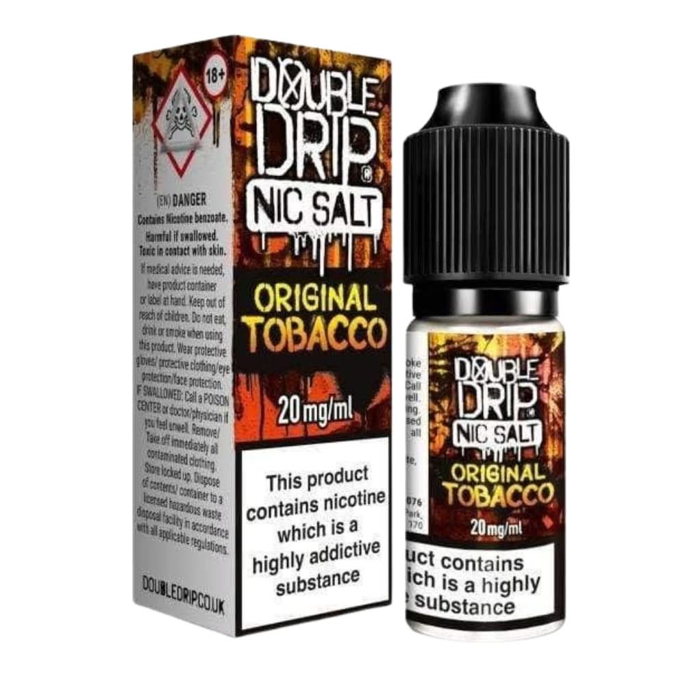 Original Tobacco Nic Salt E-Liquid by Double Drip (10ml)