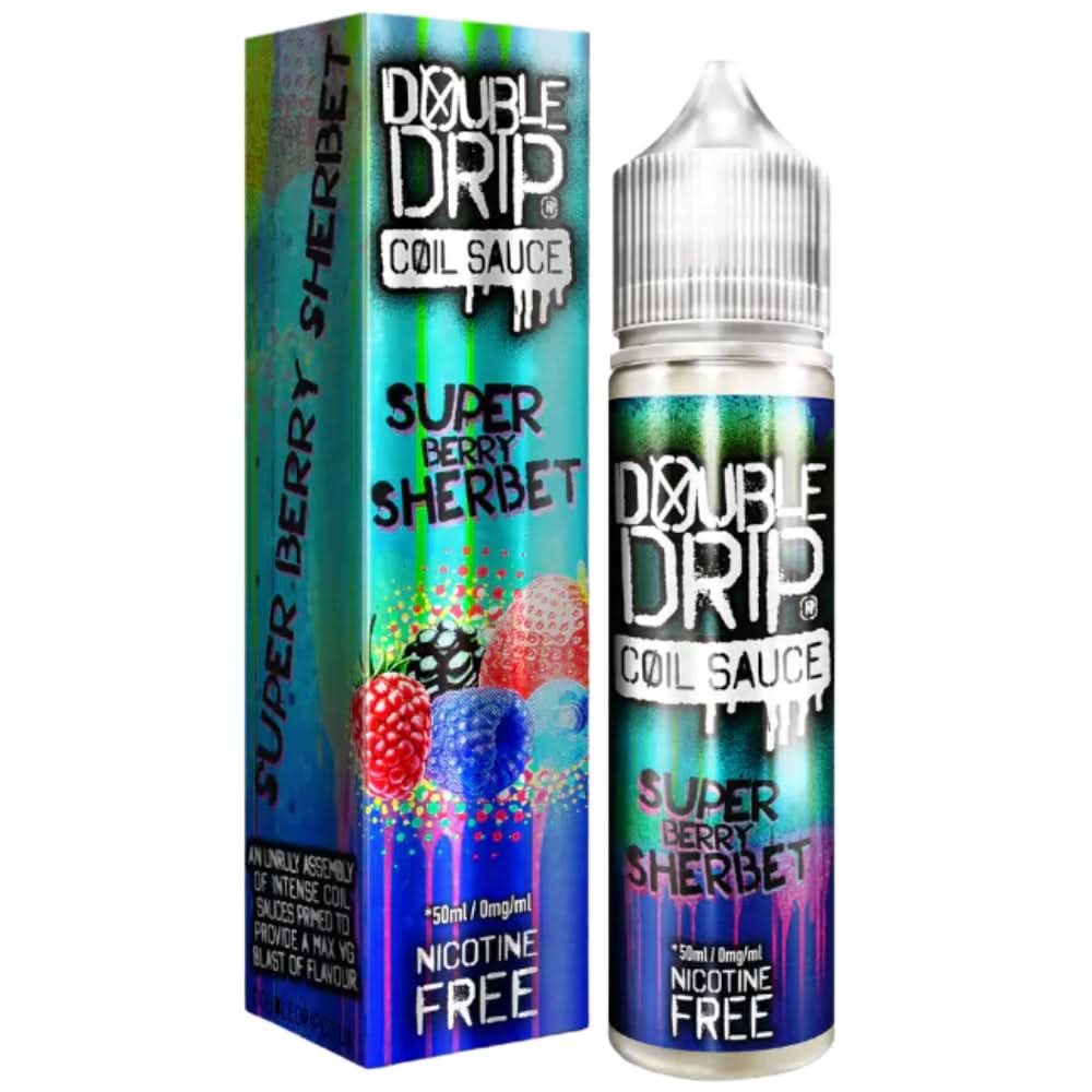 Super Berry Sherbet Shortfill E-Liquid by Double Drip (50ml)