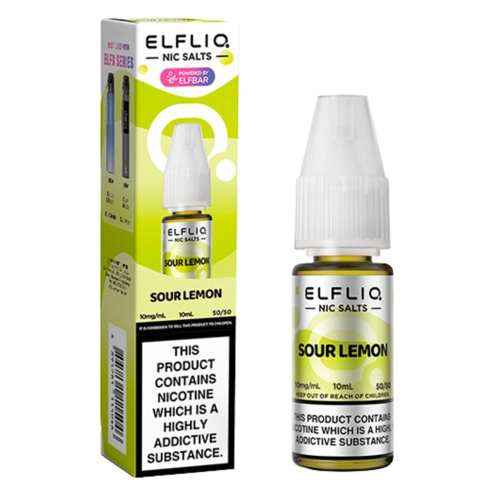 Sour Lemon Nic Salt E-Liquid by Elf Bar Elfliq (10ml)