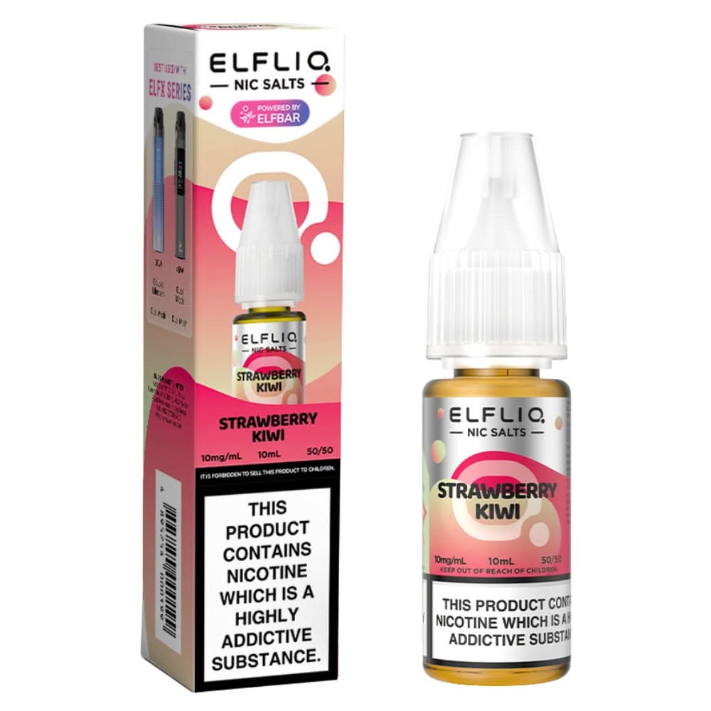 Strawberry Kiwi Nic Salt E-Liquid by Elf Bar Elfliq (10ml)