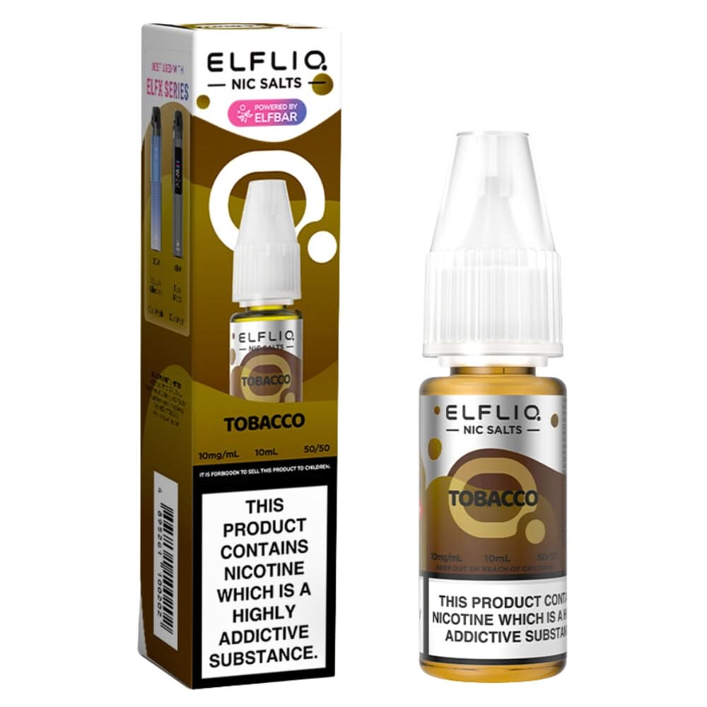 Tobacco Nic Salt E-Liquid by Elf Bar Elfliq (10ml)