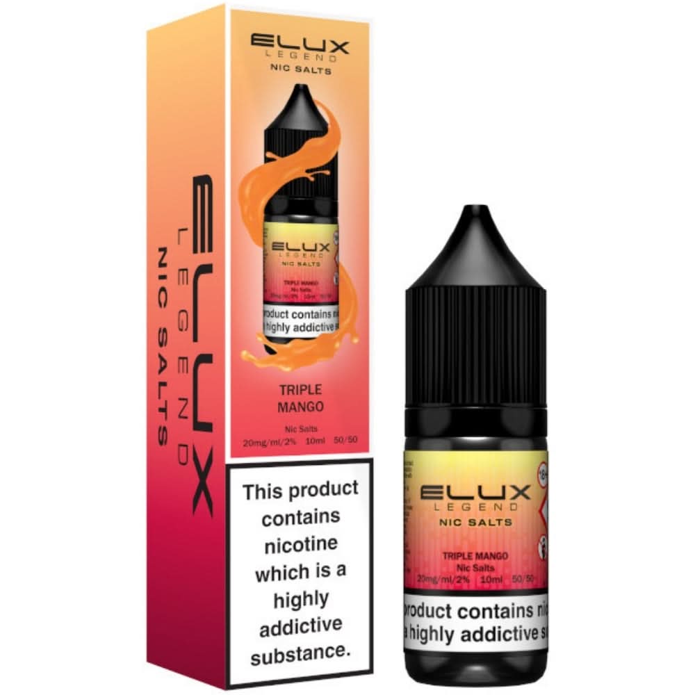 Triple Mango Nic Salt E-Liquid Legend Series by ELUX (10ml)