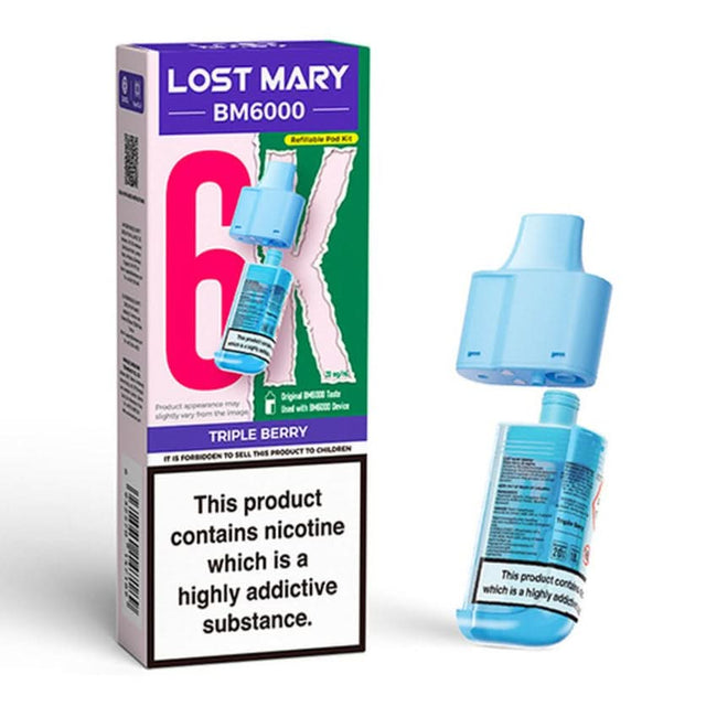 Lost Mary BM6000 Triple Berry Vape Pods