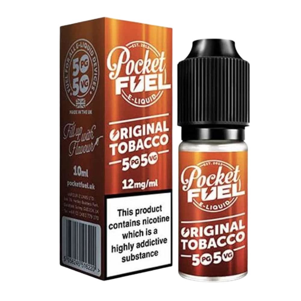 Original Tobacco 50/50 E-Liquid by Pocket Fuel (10ml)