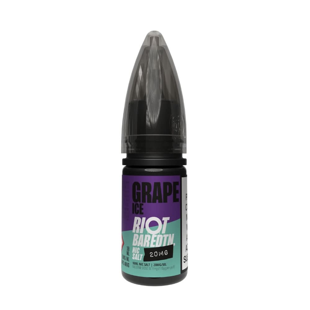 Grape Ice Nic Salt E-Liquid Bar Edition by Riot Squad (10ml)