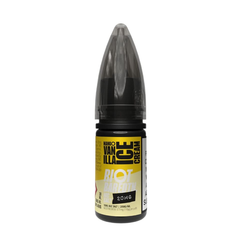 Mango Vanilla Ice Cream Nic Salt E-Liquid Bar Edition by Riot Squad (10ml)