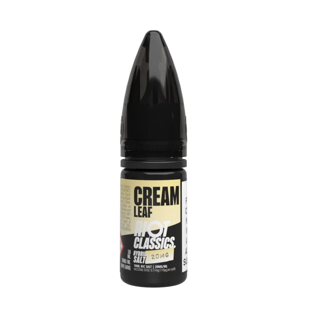 Cream Leaf Hybrid Salt E-Liquid by Riot Squad (10ml)