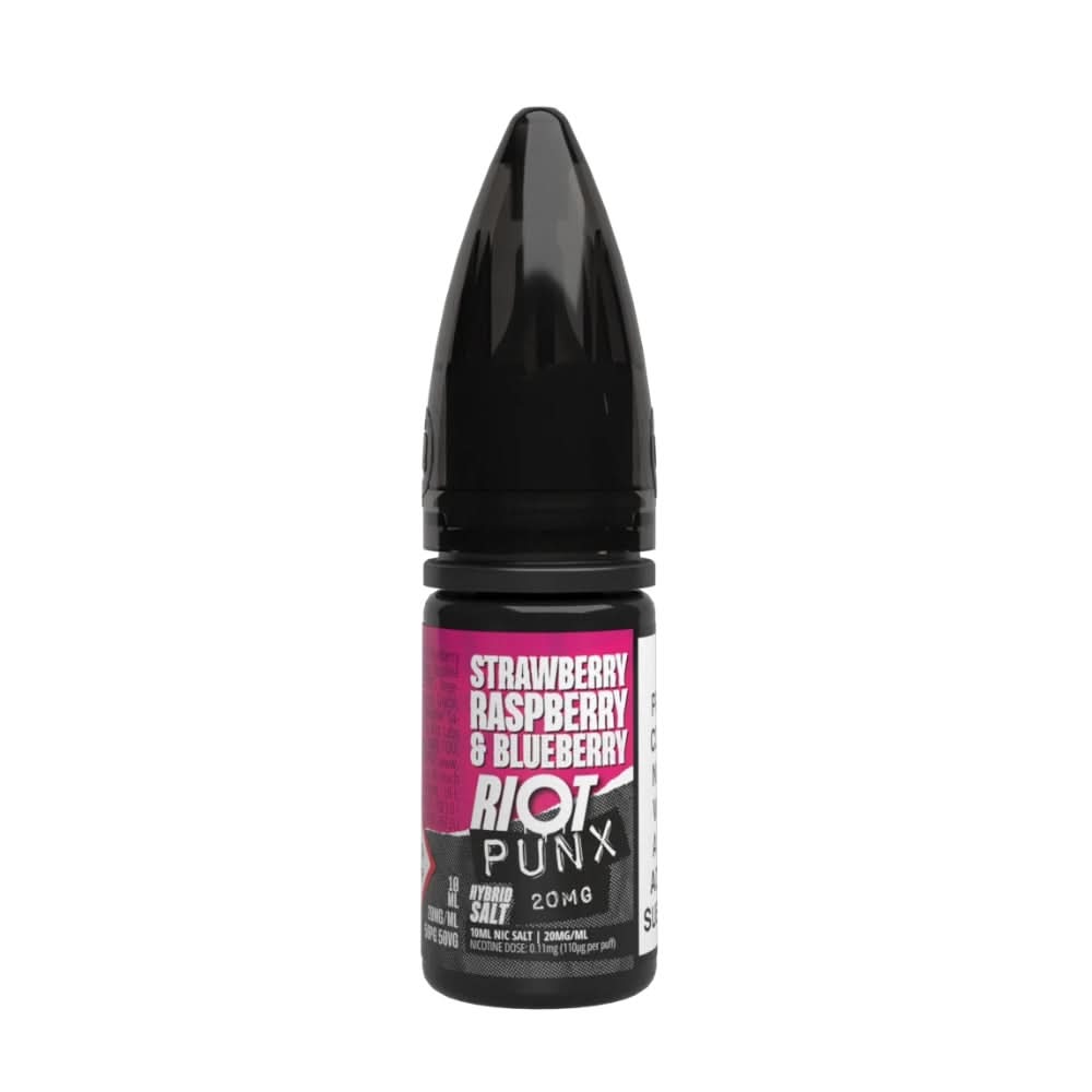 Strawberry, Raspberry & Blueberry Hybrid Salt Punx Series by Riot Squad (10ml)