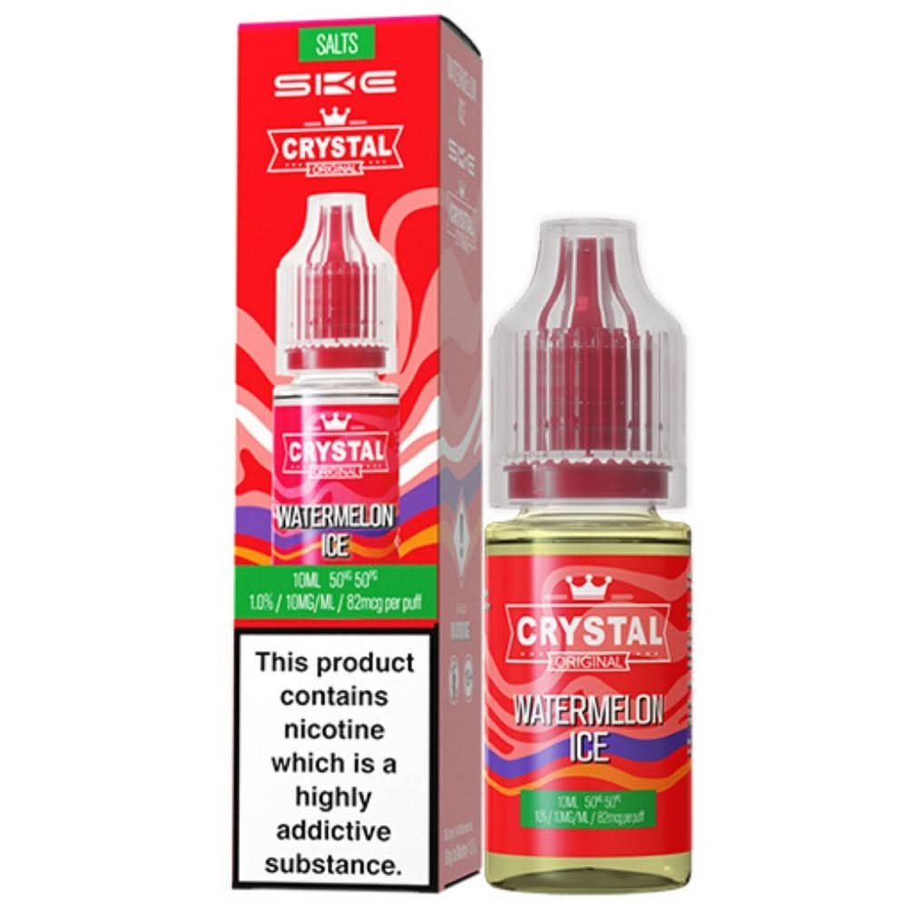 Watermelon Ice Nic Salt E-Liquid Original Series by SKE Crystal (10ml)