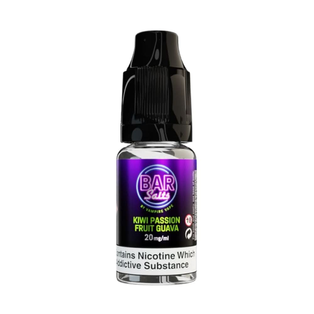 Kiwi Passion Fruit Guava Nic Salt E-Liquid Bar Salts Series by Vampire Vape (10ml)