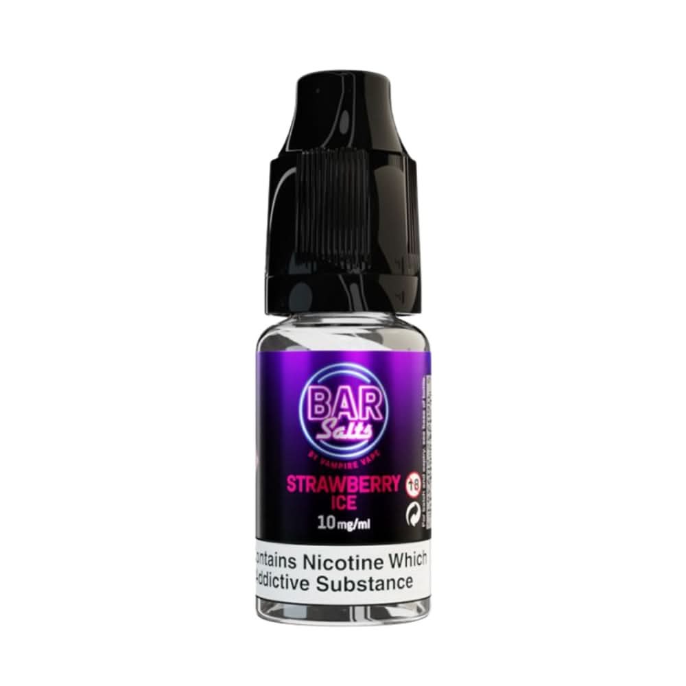 Strawberry Ice Nic Salt E-Liquid Bar Salts Series by Vampire Vape (10ml)