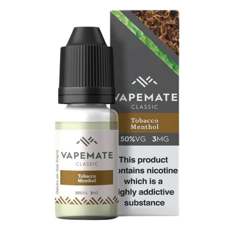 Tobacco Menthol E-Liquid by Vapemate (10ml)