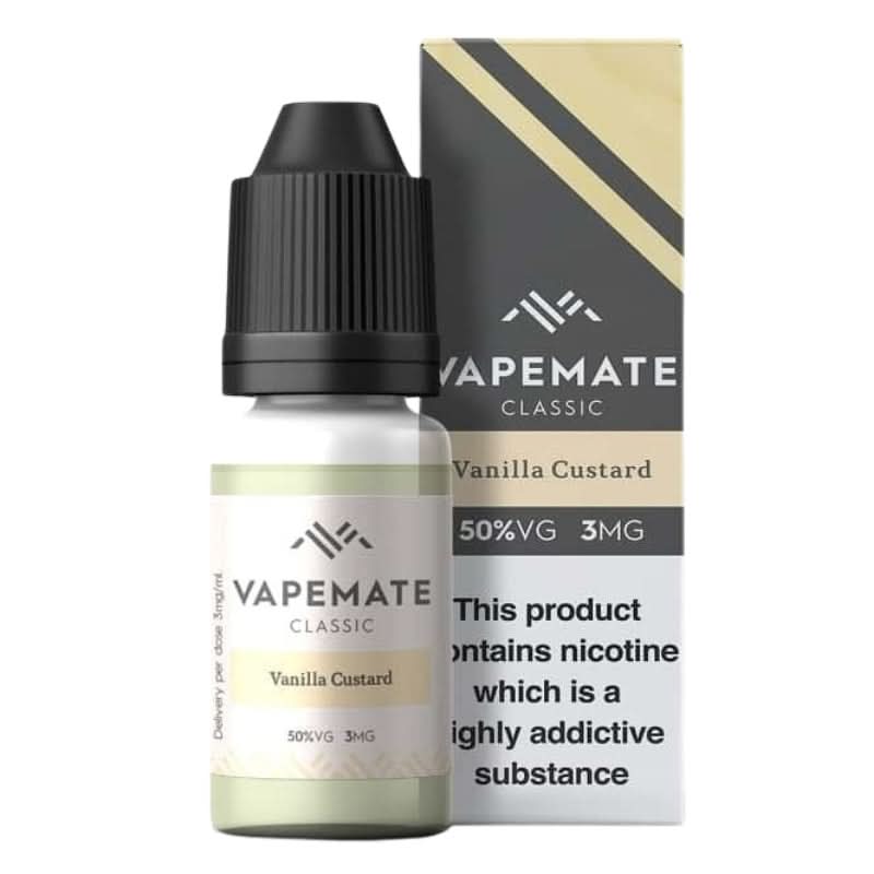 Vanilla Custard E-Liquid by Vapemate (10ml)
