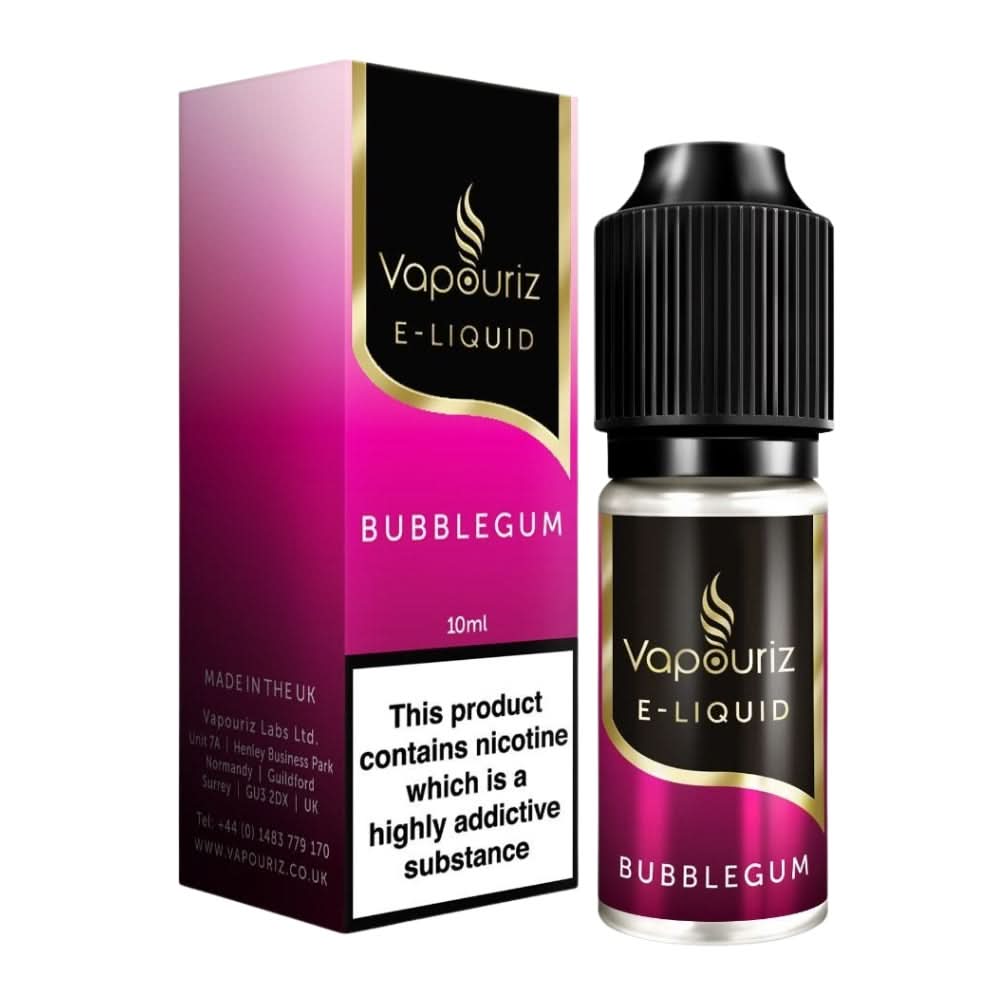 Bubblegum E-Liquid by Vapouriz (10ml)