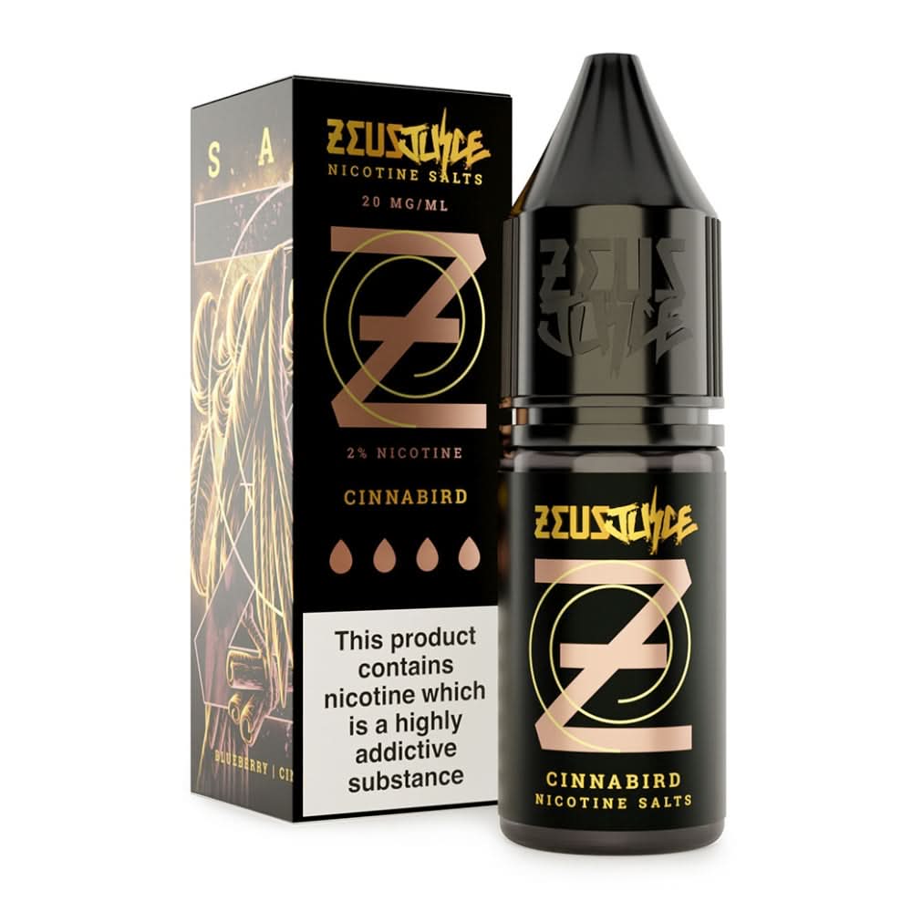 Cinnabird Nic Salt E-Liquid by Zeus Juice (10ml)