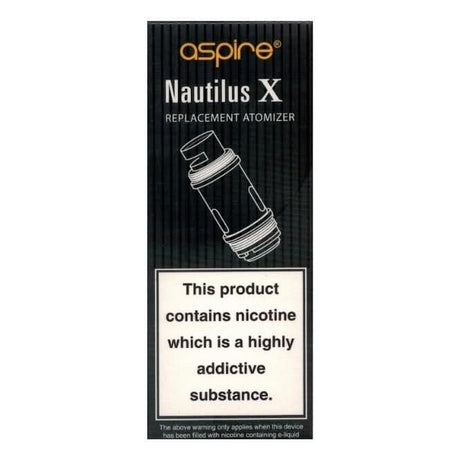 Nautilus X Replacement Vape Coils by Aspire (5 Pack)