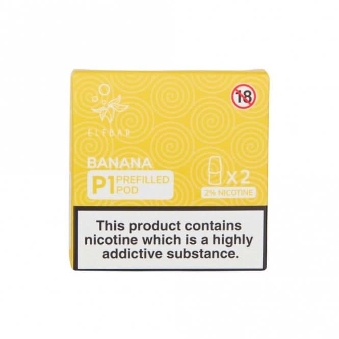 Banana Mate P1 Prefilled Pods by Elf Bar (2 x 2ml)
