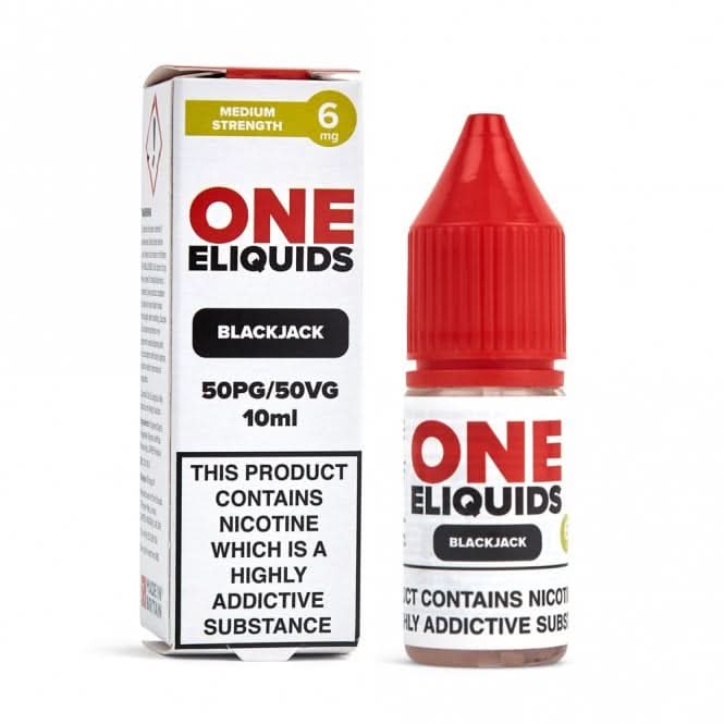 Blackjack E-Liquid 50/50 Series by ONE E-Liquids (10ml)