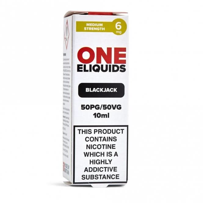 Blackjack E-Liquid 50/50 Series by ONE E-Liquids (10ml)
