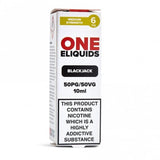 Blackjack E-Liquid 50/50 Series by ONE E-Liquids (10ml)