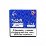 Blue Razz Lemonade Mate P1 Prefilled Pods by Elf Bar (2 x 2ml)