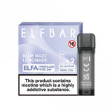 Blue Razz Lemonade Prefilled Pods Elfa Series by Elf Bar (2 x 2ml)