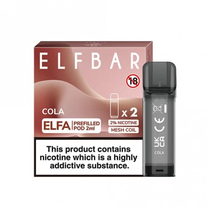 Cola Prefilled Pods Elfa Series by Elf Bar (2 x 2ml)