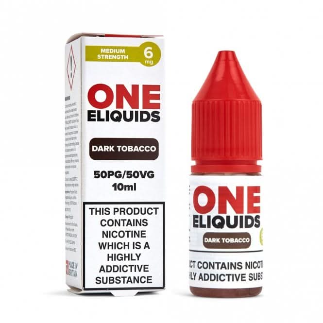 Dark Tobacco E-Liquid 50/50 Series by ONE E-Liquids (10ml)