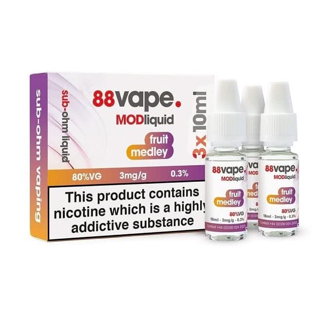 Fruit Medley MOD E-Liquid by 88vape (3 x 10ml)