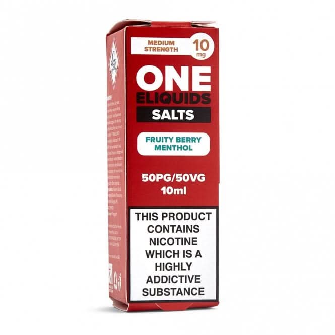 Fruity Berry Menthol Nic Salt E-Liquid by ONE E-Liquids (10ml)