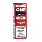 Golden Tobacco Nic Salt E-Liquid by ONE E-Liquids (10ml)
