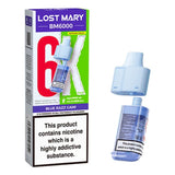 Lost Mary BM6000 Blue Razz Gami Prefilled Vape Pods