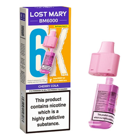 Lost Mary BM6000 Cherry Cola Prefilled Vape Pods